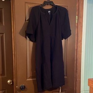 GAP Women's Black Midi Dress